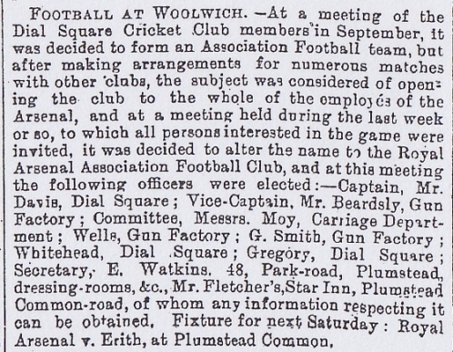 Woolwich Gazette 7 January 1887