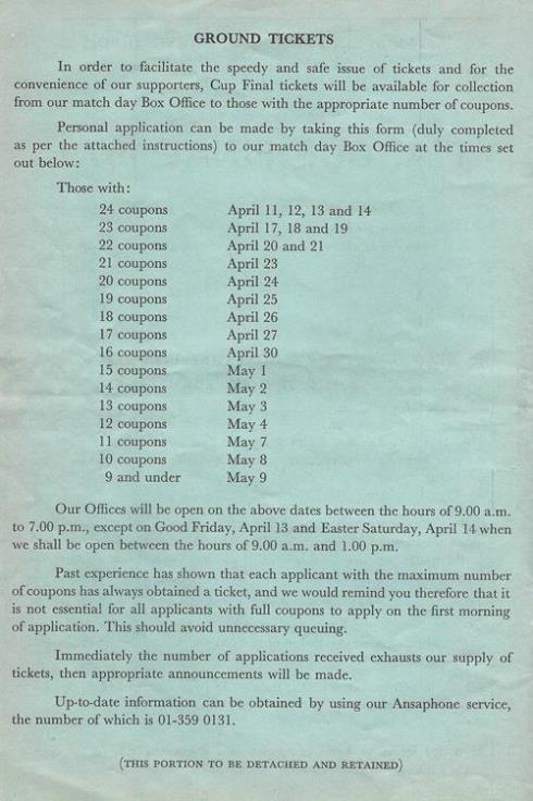 Arsenal Programme April 1979