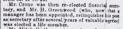 Kentish Independent 19 June 1897 Woolwich Arsenal AGM