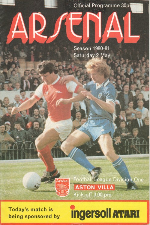 1981-05-02 Aston Villa programme cover