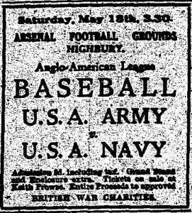 Daily Mail 17 May 1918 Baseball