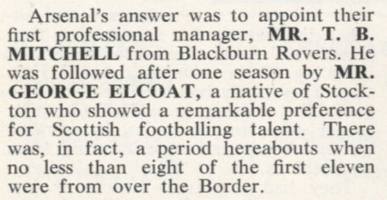 Arsenal's Mystery Manager Unveiled – William Elcoat – The Arsenal